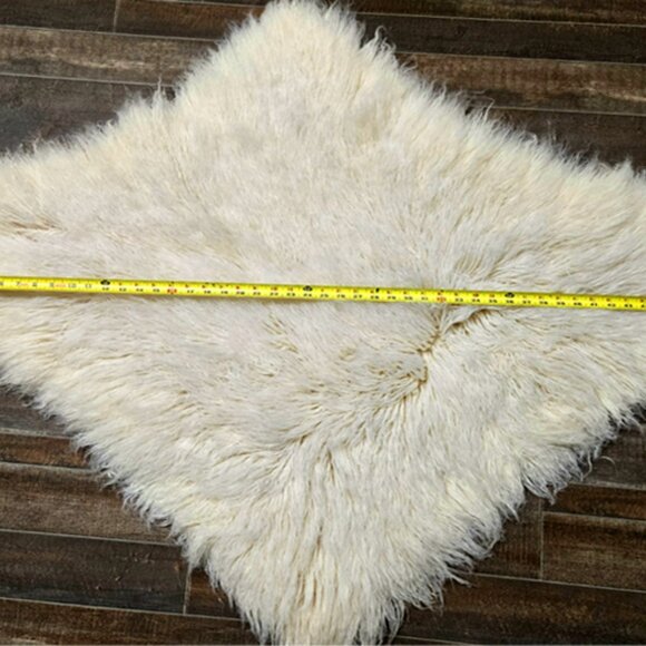 ORGANIC GREEK FLOKATI WOOL PET BEDS-44" X 48" 100% NATURAL WOOL-PETS LOVE THEM - Picture 5 of 8